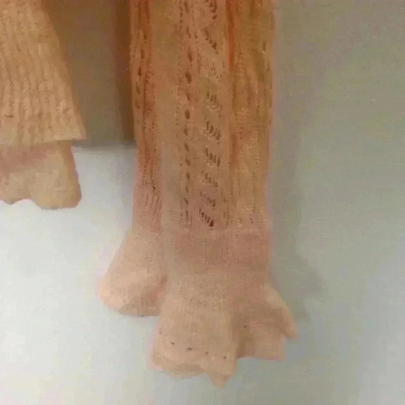 Lauren Ralph Lauren Knit Crochet XS Linen Sweater - Picture 4 of 8